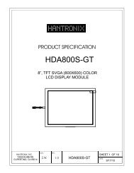 HDA800S-GT - Hantronix, Inc