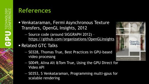 Optimized Texture Transfers - GPU Technology Conference 2012