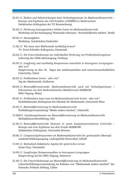 Biannual Report - Fachbereich Mathematik - Technische UniversitÃ¤t ...