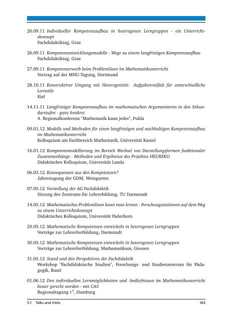 Biannual Report - Fachbereich Mathematik - Technische UniversitÃ¤t ...