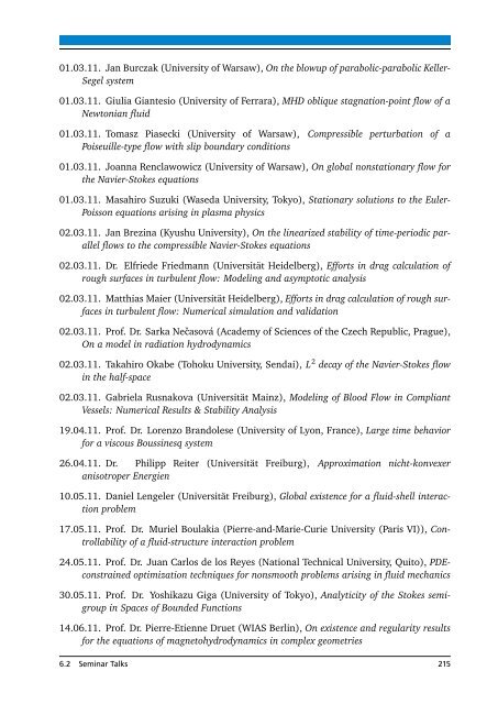 Biannual Report - Fachbereich Mathematik - Technische UniversitÃ¤t ...