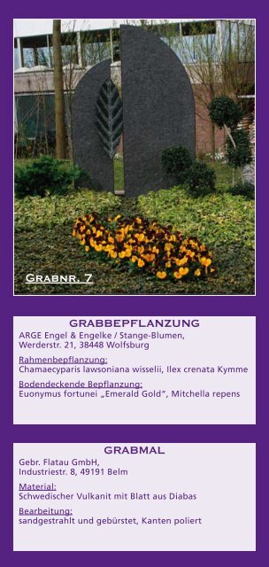 Grabnr. 1 - Landesgartenschau Bad Essen 2010