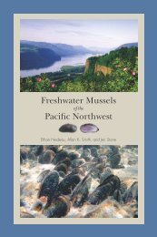 Freshwater Mussels Pacific Northwest - State Water Resources ...
