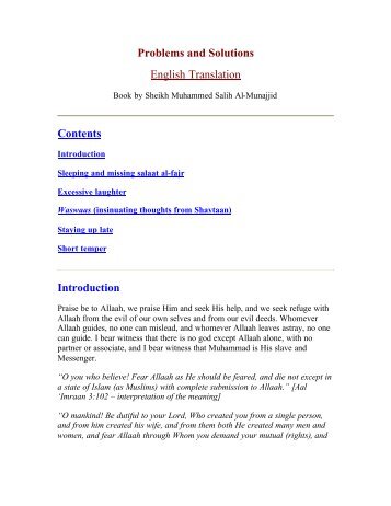 Problems and Solutions English Translation Contents Introduction