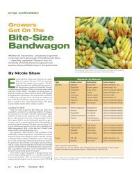 Bite-Size Bandwagon - Greenhouse Product News