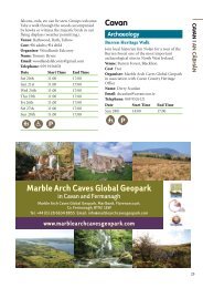 Marble Arch Caves Global Geopark - Heritage Week
