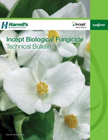 Syngenta Incept Technical Bulletin