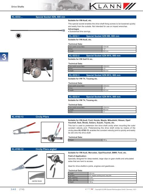 E.g. Wheels, Bearings, Hubs, Drive Shafts, Etc.