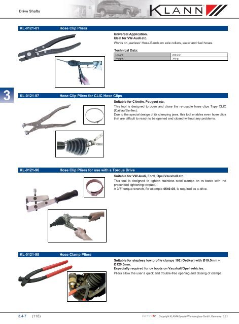 E.g. Wheels, Bearings, Hubs, Drive Shafts, Etc.