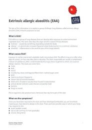 Extrinsic allergic alveolitis (EAA) - British Lung Foundation