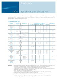 Kundeninfo Betriebsgase fÃ¼r die Analytik (PDF, 57,0 - Linde Gas ...