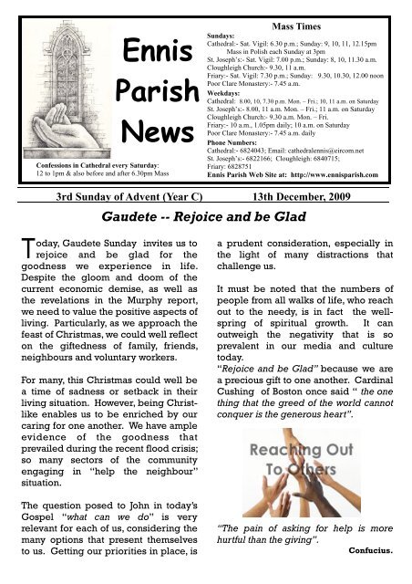 Ennis Parish News