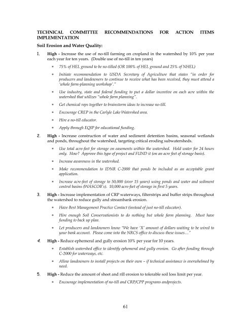 Carlyle Lake Final Plan.pdf - Fayette County Soil & Water ...