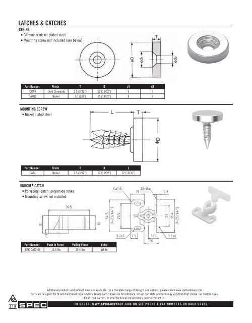 Springs and Spring Washers - Electronic Fasteners Inc