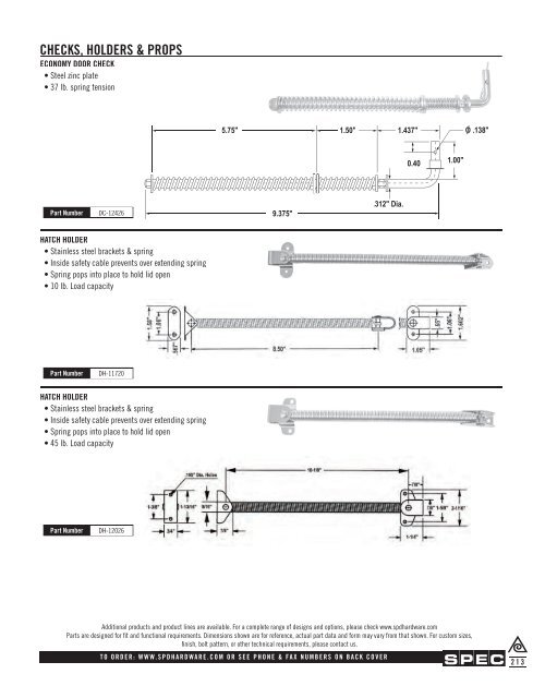 Springs and Spring Washers - Electronic Fasteners Inc