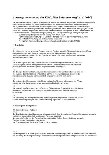 Kleingartenordnung.pdf - Kleingartenverein 'Alter Striesener Weg' eV