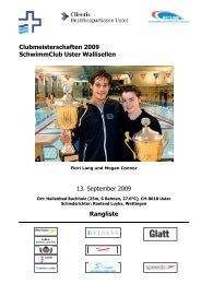 Clubmeisterschaften 2009 SchwimmClub Uster Wallisellen 13 ...