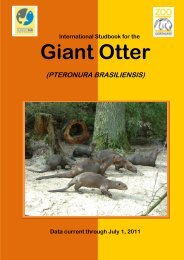 International Giant Otter Studbook - Otter Specialist Group