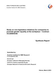Study on non-legislative initiatives for companies to promote gender ...