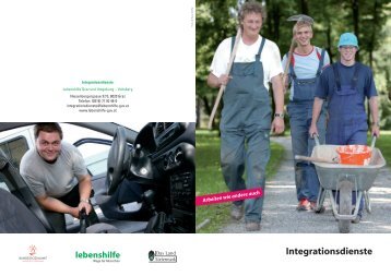 Integrationsdienste - Lebenshilfe Graz und Umgebung - Voitsberg