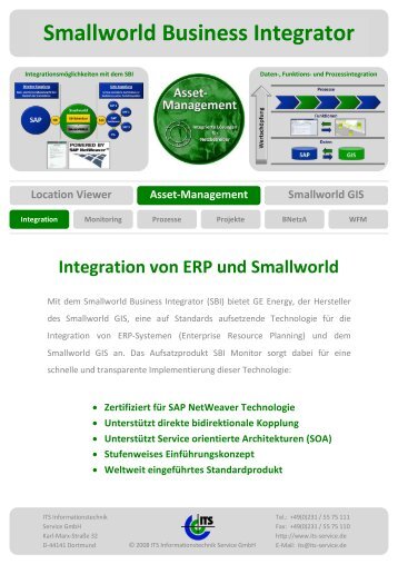 Smallworld Business Integrator - ITS Informationstechnik Service ...