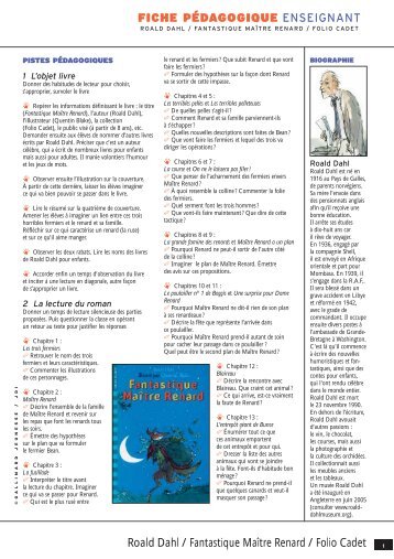 (Attention : Ã  faire avant d'avoir le livre en mains). - Cercle Gallimard ...