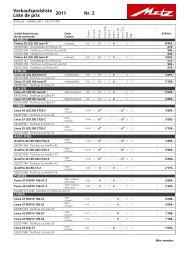 Verkaufspreisliste Liste de prix 2011 Nr. 2 - Liebermann