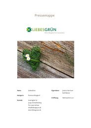 Pressemappe - LiebesGrün