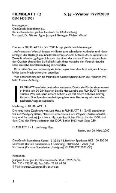 5 Jg Winter 1999 2000 Filmblatt
