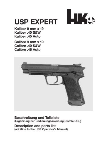 USP EXPERT - Waffen Braun