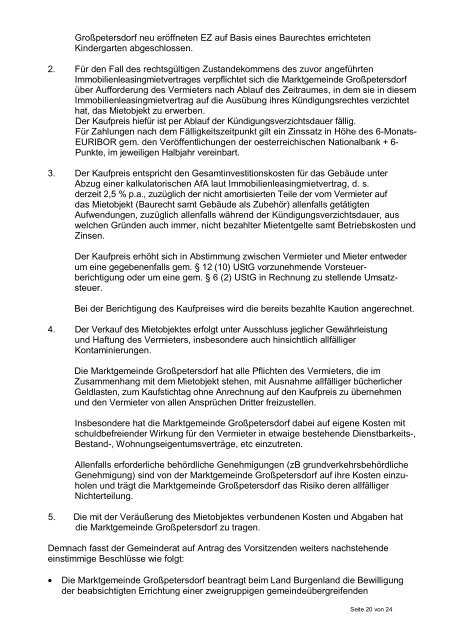 Protokoll vom 29. MÃ¤rz 2008 - Marktgemeinde Grosspetersdorf