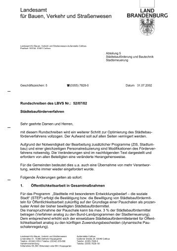 Landesamt für Bauen, Verkehr und Straßenwesen - LBV