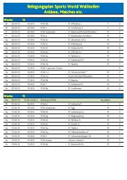 AKTUELLER Belegungsplan.xlsx - FC Wallisellen Homepage