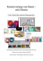 Konservierung von Daten – mit Chemie - Liebfrauenschule Vechta