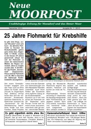 25 Jahre Flohmarkt für Krebshilfe - ReiWo