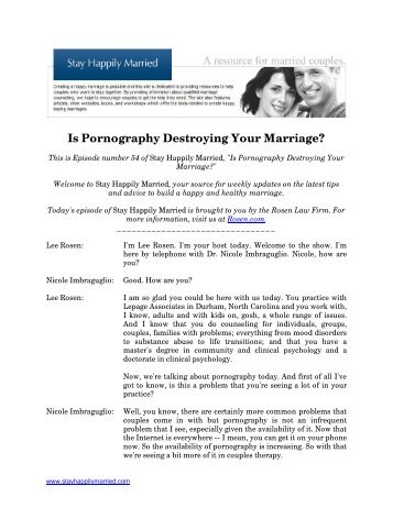 Is Pornography Destroying Your Marriage? - Stay Happily Married