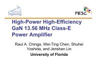High-Power High-Efficiency GaN 13.56 MHz Class-E Power Amplifier