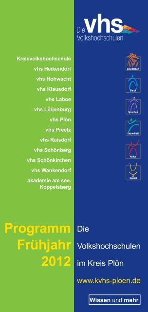 Programm Frühjahr 2012 - KVHS Plön