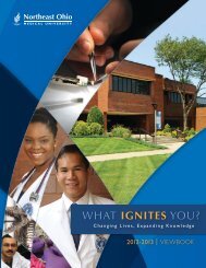 to read the 2012-13 Viewbook - Northeast Ohio Medical University