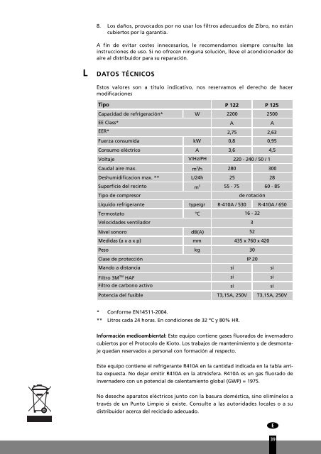 P 122 - P 125 - Zibro