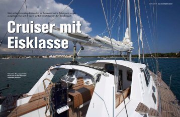 Testbericht in der Zeitschrift Yacht - Blauwassersegeln CH