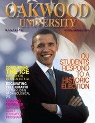 Oakwood University Magazine Spring/Summer 2009