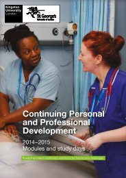 (CPPD) prospectus - Faculty of Health, Social Care and Education ...