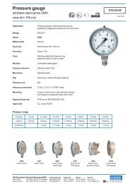 Pressure gauge - sini.se