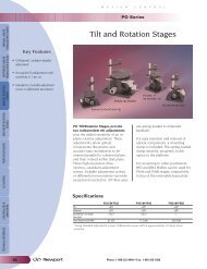 Tilt and Rotation Stages