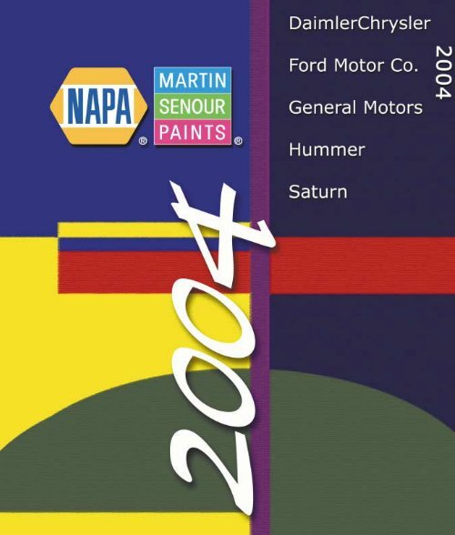 2004 North American Color Manual - Martin Senour