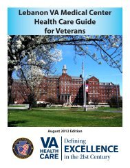 to view the Healthcare Guide for Veterans Booklet - Lebanon VA ...