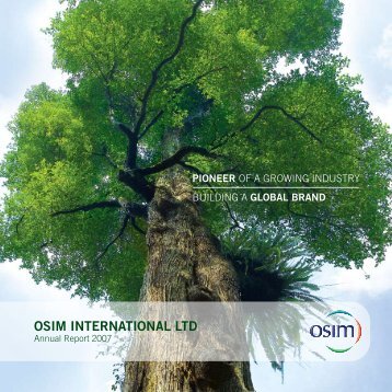 OSIM INTERNATIONAL LTD