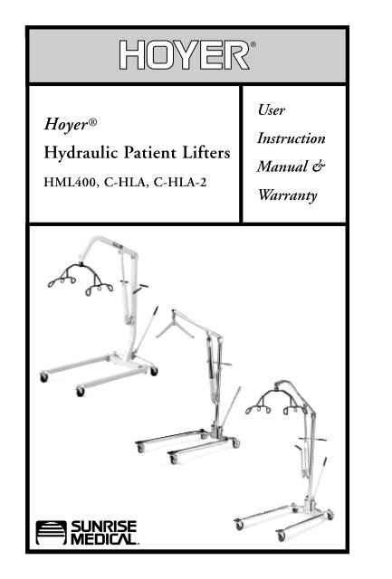 Classic Hoyer Lift Instructions (.pdf) - ActiveForever