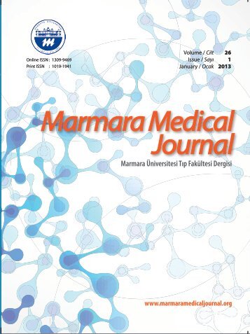 Tam Metin PDF (5779 KB) - Marmara Medical Journal